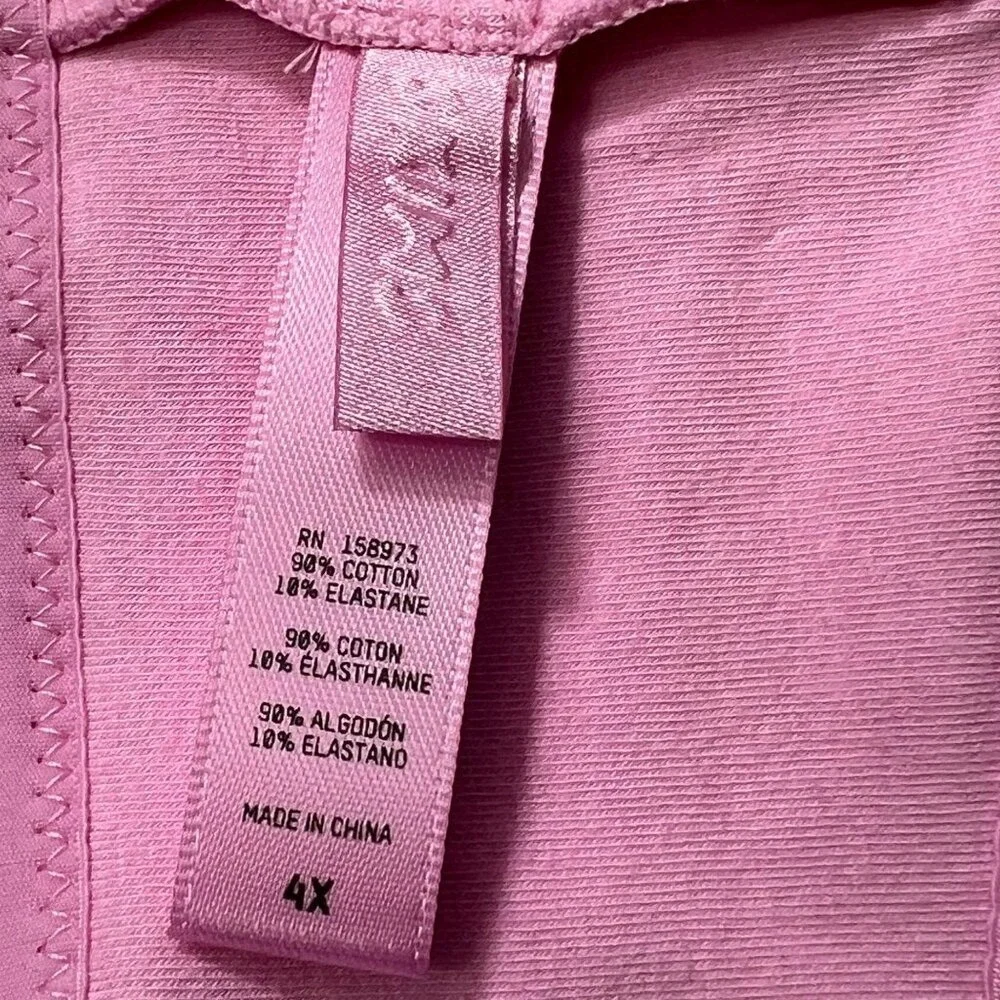 SKIMS Cotton Logo Scoop Neck Bralette NEW Bubblegum‎ 4X - Picture 7 of 8